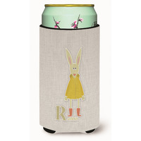 "Caroline's Treasures Alphabet R For Rabbit Tall Boy Beverage Insulator Hugger, Multicolor"