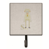 "Caroline's Treasures Alphabet S for Sheep Wall Hook, Small, Multicolor"