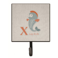 "Caroline's Treasures Alphabet X for Xray Fish Wall Hook, Small, Multicolor"