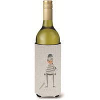 "Caroline's Treasures Alphabet Z for Zebra Wine Bottle Beverage Insulator Hugger, Multicolor, 750ml"