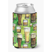 "Caroline's Treasures Irish Beers Can or Bottle Hugger, Can Hugger, Multicolor"