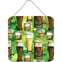 "Caroline's Treasures Irish Beers Door Hanging Prints wall-decor, Multicolor"