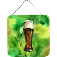 "Caroline's Treasures Irish Beer Dark Door Hanging Prints wall-decor, Multicolor"