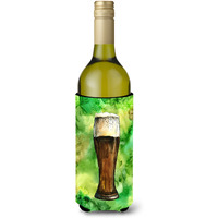 "Caroline's Treasures Irish Beer Dark Wine Bottle Beverage Insulator Hugger, 750 ml, Multicolor"