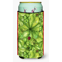 "Caroline's Treasures Shamrocks & lady Bugs Tall Boy Beverage Insulator Hugger, Multicolor"