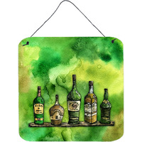 "Caroline's Treasures Irish Whiskey Bottle Door Hanging Prints wall-decor, Multicolor"