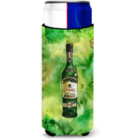 "Caroline's Treasures Irish Whiskey Bottle Michelob Ultra Hugger For Slim Cans, Slim Can, Multicolor"