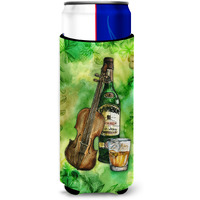 "Caroline's Treasures Irish Whiskey & Music Michelob Ultra Hugger For Slim Cans, Slim Can, Multicolor"