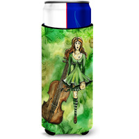"Caroline's Treasures Irish Dance Michelob Ultra Hugger For Slim Cans, Slim Can, Multicolor"