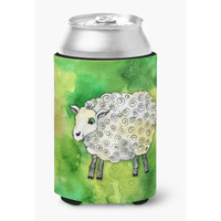 "Caroline's Treasures Irish Sheep Can or Bottle Hugger, Can Hugger, Multicolor"