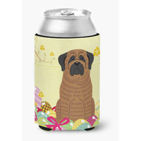"Caroline's Treasures Easter Eggs Mastiff Brindle Can or Bottle Hugger, Can Hugger, Multicolor"