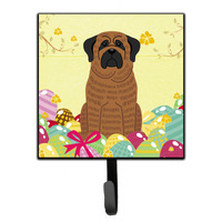 "Caroline's Treasures Easter Eggs Mastiff Brindle Wall Hook, Small, Multicolor"