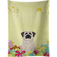 "Caroline's Treasures Easter Eggs Mastiff Brindle White Kitchen Towel, Multicolor, 25"" x 15"""