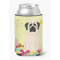 "Caroline's Treasures Easter Eggs Mastiff White Can or Bottle Hugger, Can Hugger, Multicolor"