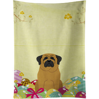"Caroline's Treasures Easter Eggs Mastiff Kitchen Towel, Multicolor, 25"" x 15"""