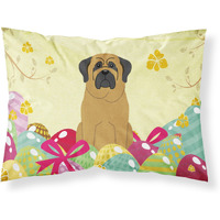 Easter Eggs Mastiff Fabric Standard Pillowcase