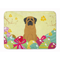 "Caroline's Treasures Easter Eggs Mastiff Machine Washable Memory Foam Mat doormats, Multicolor"