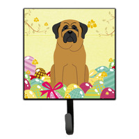 "Caroline's Treasures Easter Eggs Mastiff Wall Hook, Small, Multicolor"