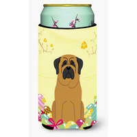 "Caroline's Treasures Easter Eggs Mastiff Tall Boy Beverage Insulator Hugger, Multicolor"