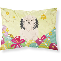 Easter Eggs Lowchen Fabric Standard Pillowcase