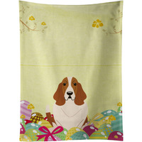"Caroline's Treasures Easter Eggs Basset Hound Kitchen Towel, Multicolor, 25"" x 15"""