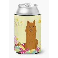 "Caroline's Treasures Easter Eggs Karelian Bear Dog Can or Bottle Hugger, Can Hugger, Multicolor"