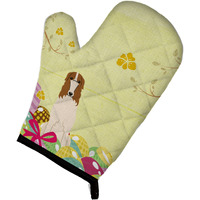 "Caroline's Treasures Easter Eggs Borzoi Oven Mitt, Multicolor, 12"" x 8.5"""