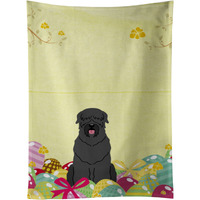 "Caroline's Treasures Easter Eggs Black Russian Terrier Kitchen Towel, Multicolor, 25"" x 15"""