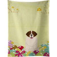"Caroline's Treasures Easter Eggs Moscow Watchdog Kitchen Towel, Multicolor, 25"" x 15"""