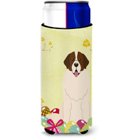 "Caroline's Treasures Easter Eggs Moscow Watchdog Michelob Ultra Hugger For Slim Cans, Slim Can, Multicolor"
