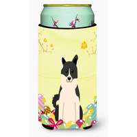 "Caroline's Treasures Easter Russo-European Laika Spitz Tall Boy Beverage Insulator Hugger, Multicolor"