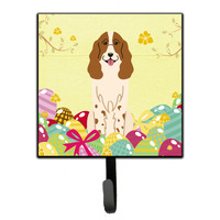 "Caroline's Treasures Easter Eggs Russian Spaniel Wall Hook, Small, Multicolor"
