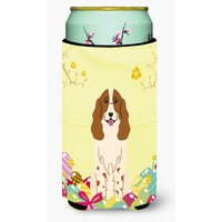 "Caroline's Treasures Easter Eggs Russian Spaniel Tall Boy Beverage Insulator Hugger, Multicolor"