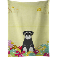 "Caroline's Treasures Easter Eggs Standard Schnauzer Salt and Pepper Kitchen Towel, Multicolor, 25"" x 15"""