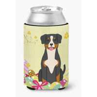 "Caroline's Treasures Easter Eggs Entlebucher Can or Bottle Hugger, Can Hugger, Multicolor"