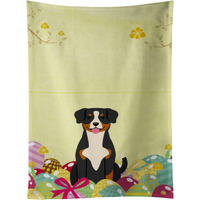 "Caroline's Treasures Easter Eggs Entlebucher Kitchen Towel, Multicolor, 25"" x 15"""