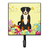 "Caroline's Treasures Easter Eggs Appenzeller Sennenhund Wall Hook, Small, Multicolor"