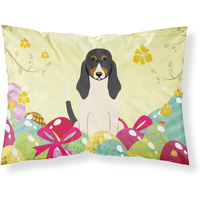 Easter Eggs Swiss Hound Fabric Standard Pillowcase