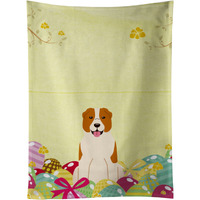 "Caroline's Treasures Easter Eggs Central Asian Shepherd Dog Kitchen Towel, Multicolor, 25"" x 15"""