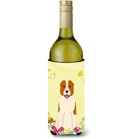 "Caroline's Treasures BB6049LITERK Central Asian Shepherd Dog Wine Bottle Beverage Insulator Hugger, 750ml, Multicolor"