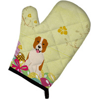 "Caroline's Treasures Easter Eggs Central Asian Shepherd Dog Oven Mitt, Multicolor, 12"" x 8.5"""