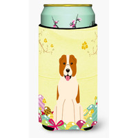 "Caroline's Treasures Easter Central Asian Shepherd Dog Tall Boy Beverage Insulator Hugger, Multicolor"