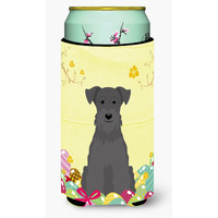 "Caroline's Treasures Easter Miniature Schanuzer black Tall Boy Beverage Insulator Hugger, Multicolor"