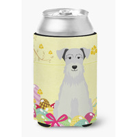 "Caroline's Treasures Easter Eggs Miniature Schanuzer White Can or Bottle Hugger, Can Hugger, Multicolor"