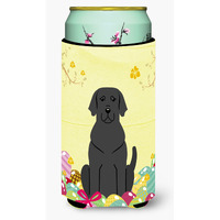 "Caroline's Treasures Easter Eggs black Labrador Tall Boy Beverage Insulator Hugger, Multicolor"