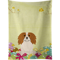 "Caroline's Treasures Easter Eggs Cavalier Spaniel Kitchen Towel, Multicolor, 25"" x 15"""