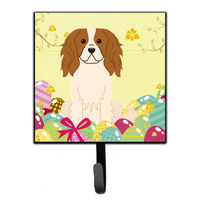 "Caroline's Treasures Easter Eggs Cavalier Spaniel Wall Hook, Small, Multicolor"