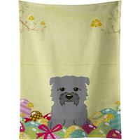 "Caroline's Treasures Easter Eggs Glen of Imal Grey Kitchen Towel, Multicolor, 25"" x 15"""