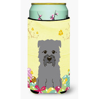 "Caroline's Treasures Easter Eggs Glen of Imal Grey Tall Boy Beverage Insulator Hugger, Multicolor"
