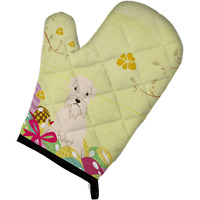 "Caroline's Treasures Easter Eggs Soft Coated Wheaten Terrier Oven Mitt, Multicolor, 12"" x 8.5"""